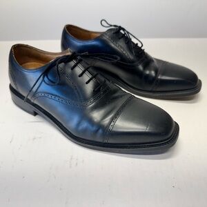 Rockport Kinetic Air Elegant Black Leather Men's Dress Shoes